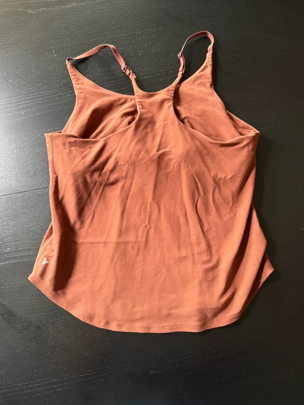 Old Navy Rust-Colored Camisole Tank with Built in Bra - Picture 3 of 4